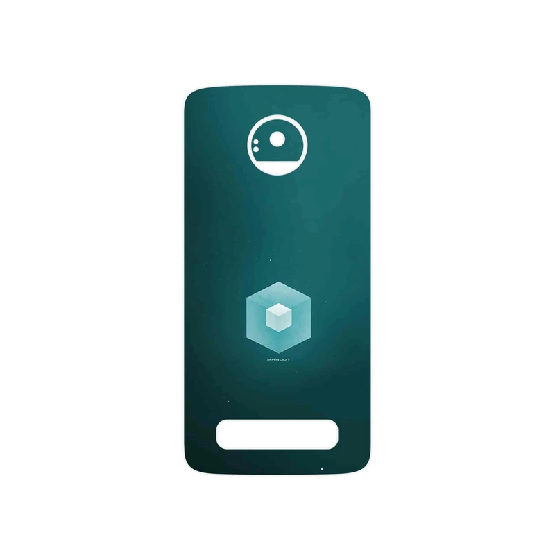 برچسب پوششی ماهوت مدل Minimal Cube icon مناسب برای گوشی موبایل موتورولا Moto Z Play