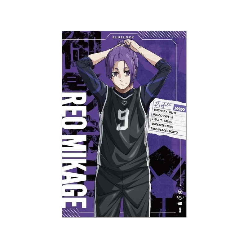 پوستر بوم استیکر طرح انیمه Blue Lock مدل Reo Mikage کد P180