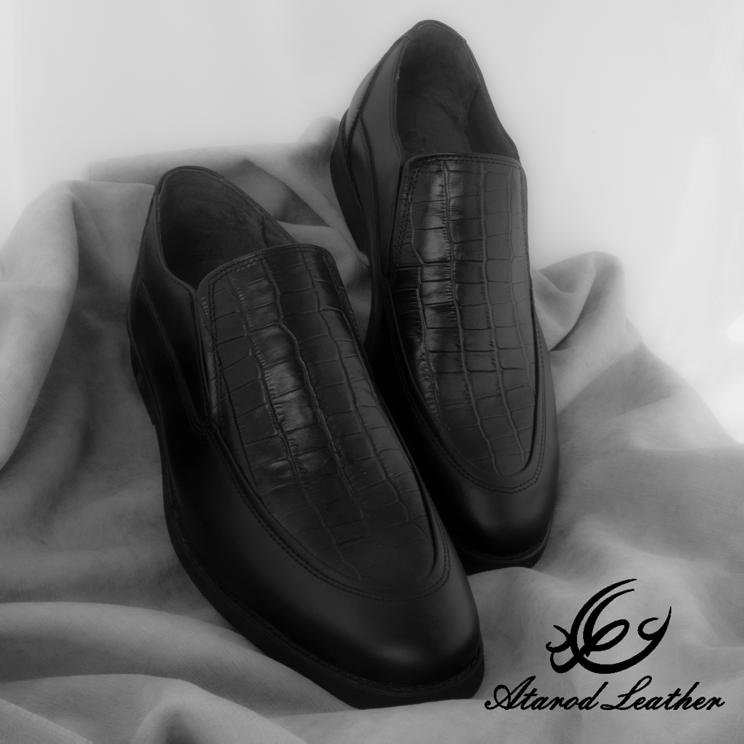 کفش مردانه چرم عطارد مدل چرم طبیعی کد SH21 -  - 15