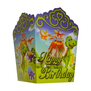 ظرف پاپ کورن مستر تم طرح دایناسور بسته 10 عددی