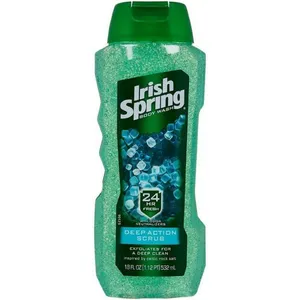 شامپو بدن آیریش اسپرینگ مدل Deep Active Scrub حجم 532 میلی لیتر