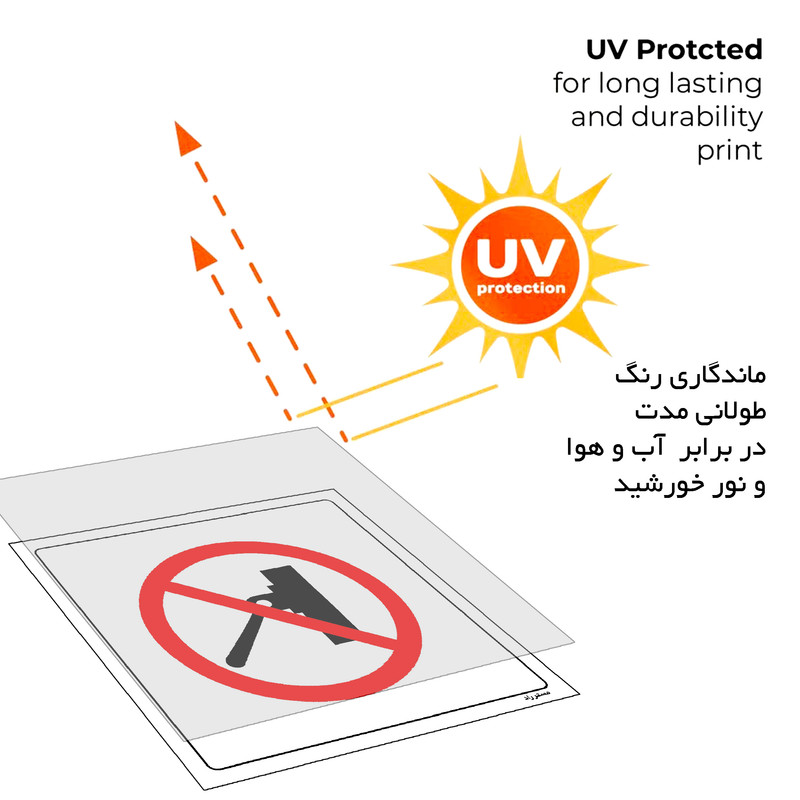 برچسب ایمنی مستر راد طرح خاموش کردن دستگاه ممنوع مدل HSE-OSHA-540