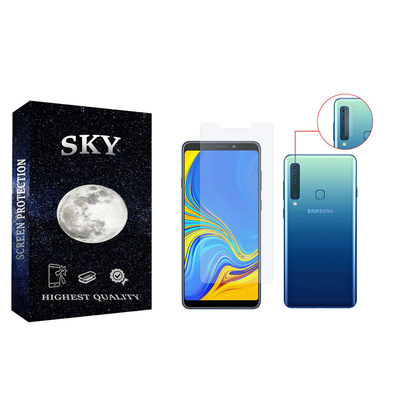  محافظ صفحه نمایش اسکای مدل SDHK-01 مناسب برای گوشی موبایل سامسونگ Galaxy A9 2018 به همراه محافظ لنز