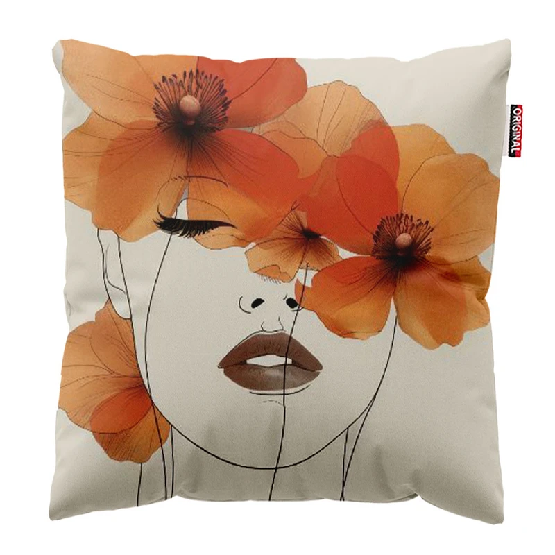 کوسن پاد آفرین مدل  فانتزی کد ۶۸ سایز 30*30 سانتی متر