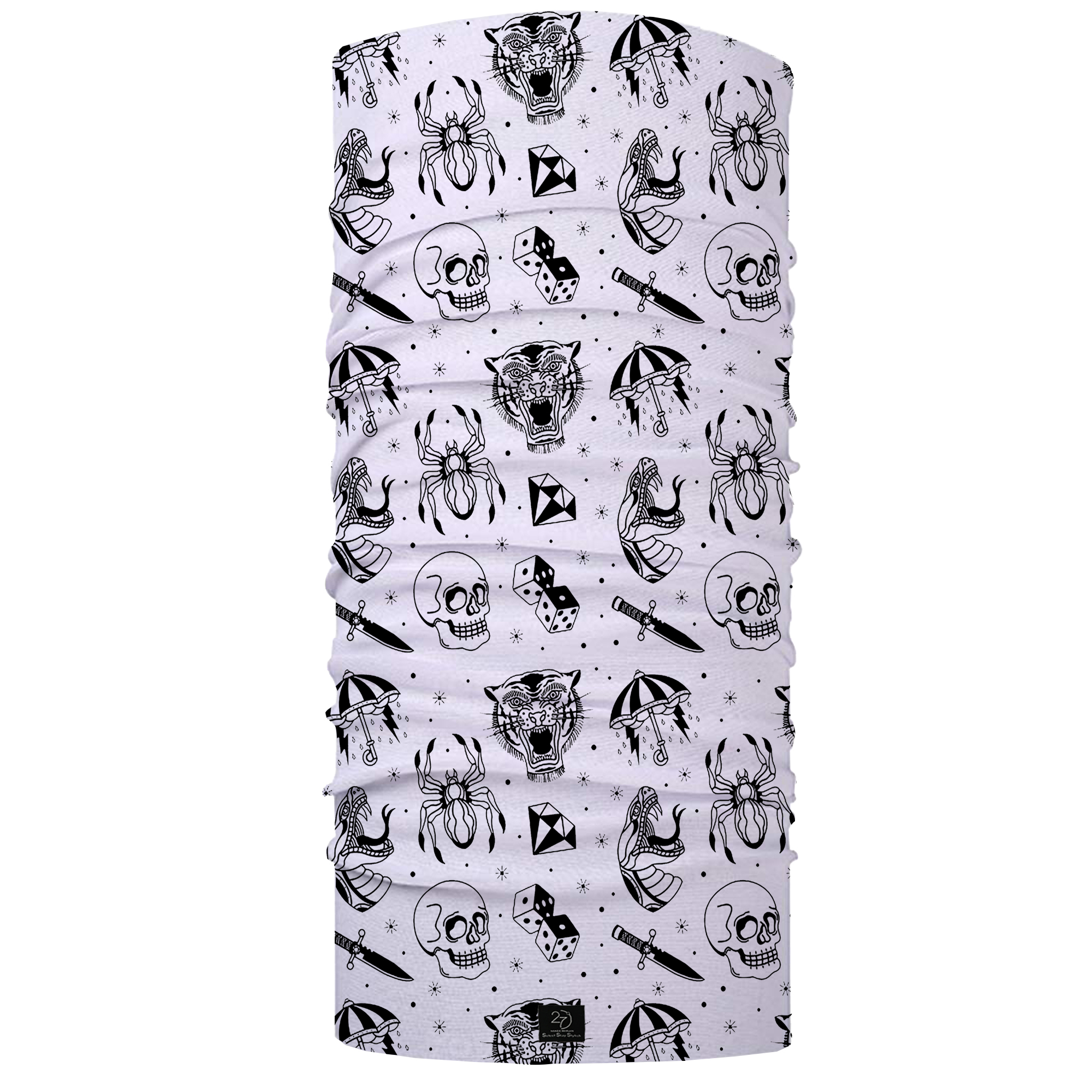   دستمال سر و گردن 27 مدل اسکلت کد H08