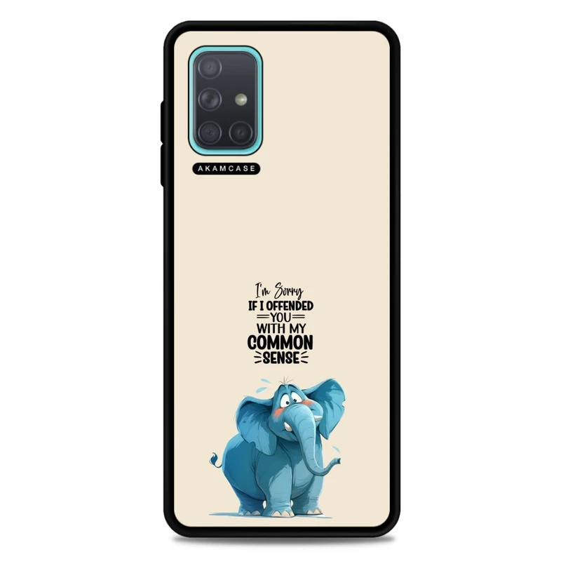 کاور آکام مدل AMC-WSGA71-ANIMALS QOUTES-9 مناسب برای گوشی موبایل سامسونگ Galaxy A71