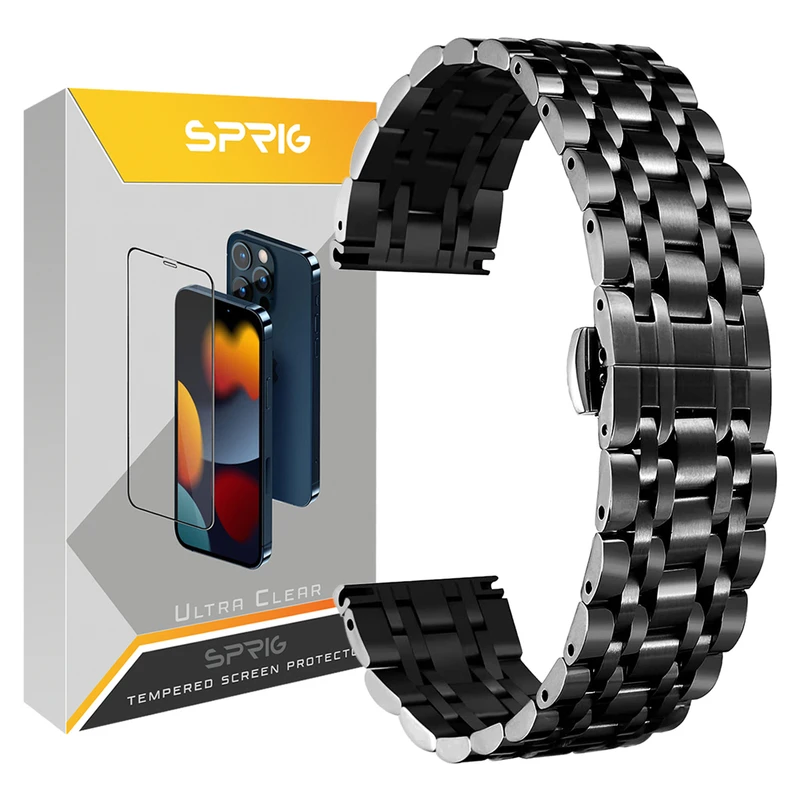 بند اسپریگ مدل 7Bid مناسب برای ساعت هوشمند سامسونگ Galaxy Watch 5 40mm / Watch 5 44mm / Watch 5 Pro 45mm