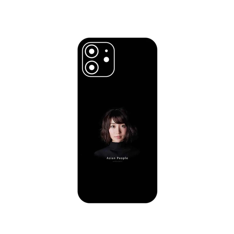 برچسب پوششی ماهوت مدل Portrait of an Asian Woman مناسب برای گوشی موبایل اپل iPhone 12