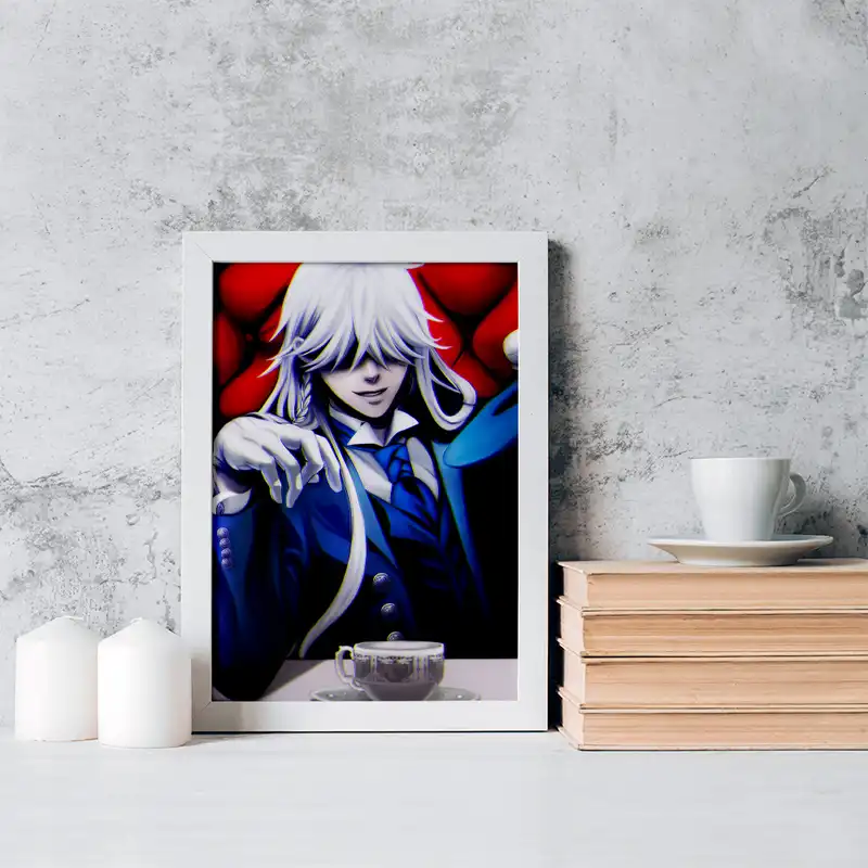 تابلو خندالو مدل اندرتیکر انیمه خادم سیاه کد 16314