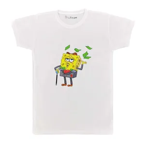 تی شرت بچگانه پرمانه طرح باب اسفنجی کد pmt.1170