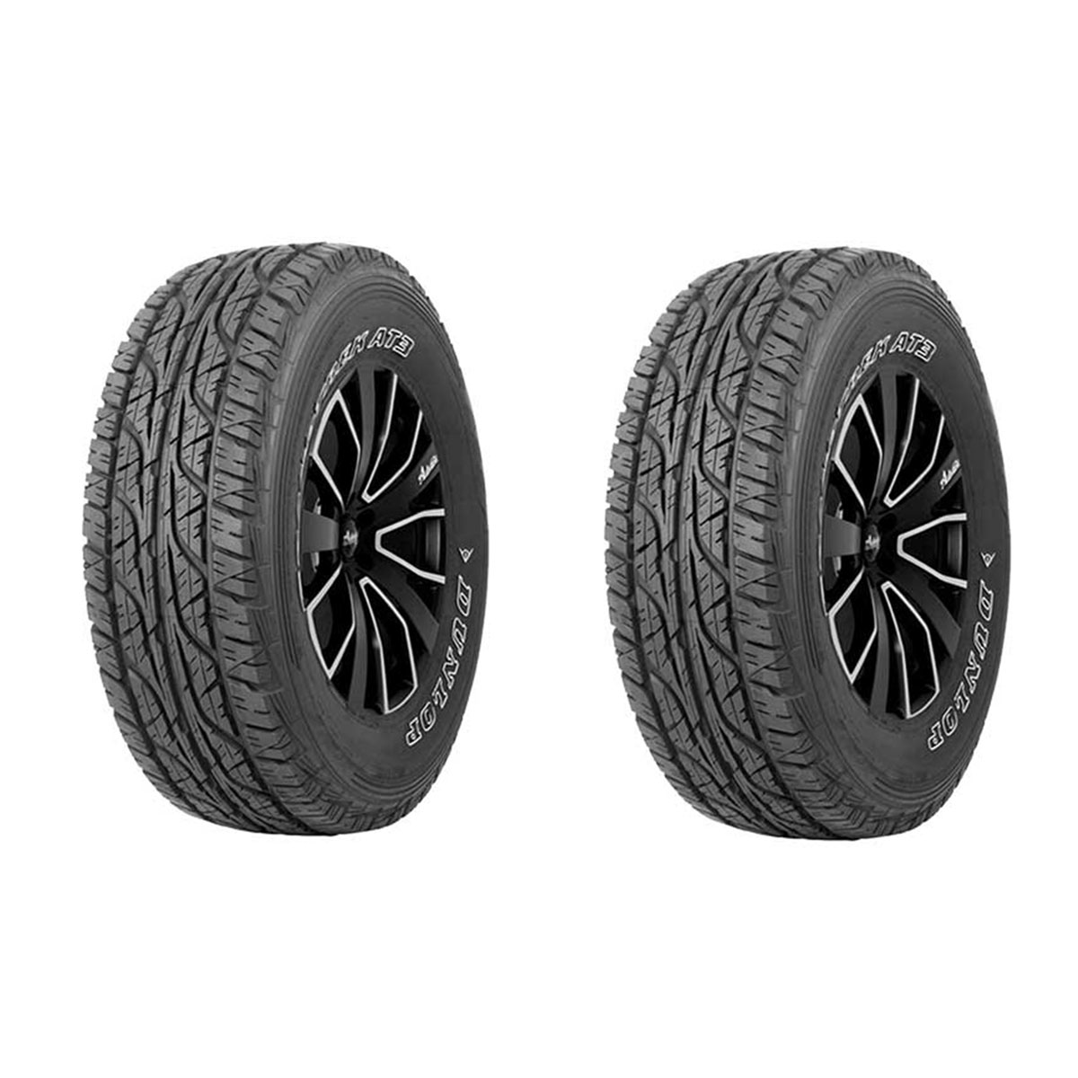 لاستیک خودرو دانلوپ مدل GRANTREK AT3 سایز 225/75R16 - دو حلقه 