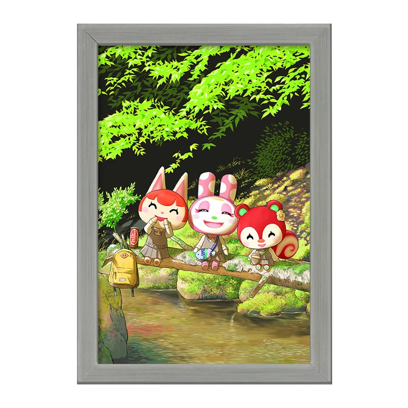 تابلو خندالو طرح بازی انیمال کراسینگ (Animal Crossing) کد 32687