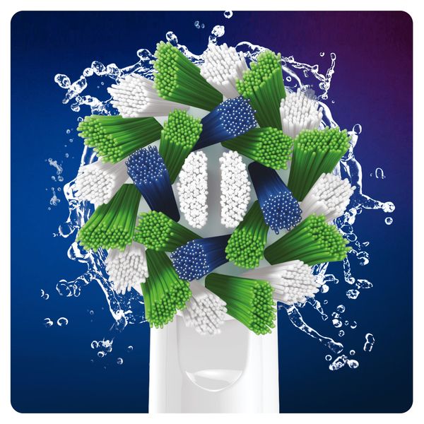 سری یدک مسواک برقی اورال-بی مدل Cross Action Clean Maximiser بسته 6 عددی -  - 5