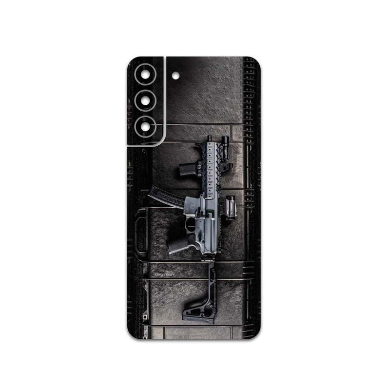 برچسب پوششی ماهوت مدل Gun مناسب برای گوشی موبایل سامسونگ Galaxy S22 Plus 5G