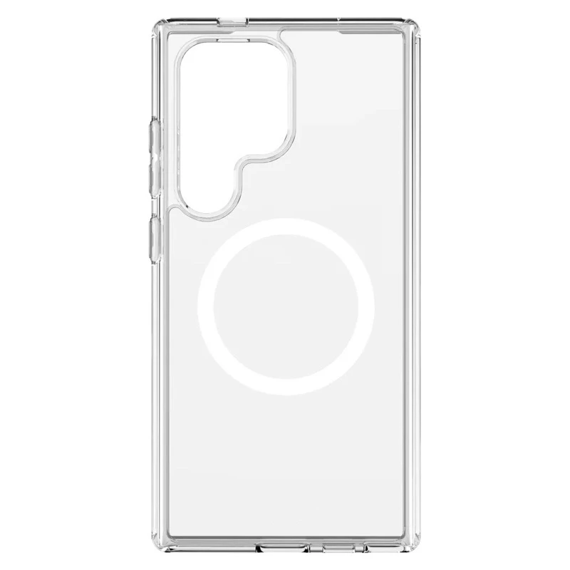کاور اسپیگن مدل ultra hybrid clear magsafe مناسب برای گوشی موبایل سامسونگ galaxy 24ultra