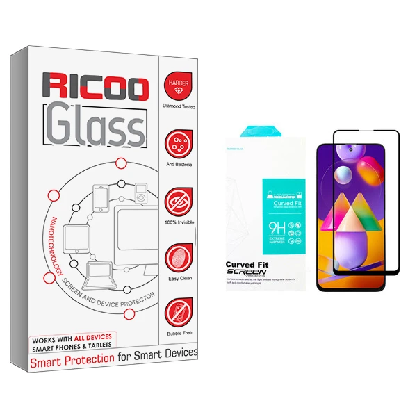 محافظ صفحه نمایش سرامیکی مات ریکوو مدل +HD مناسب برای گوشی موبایل سامسونگ Galaxy M31s