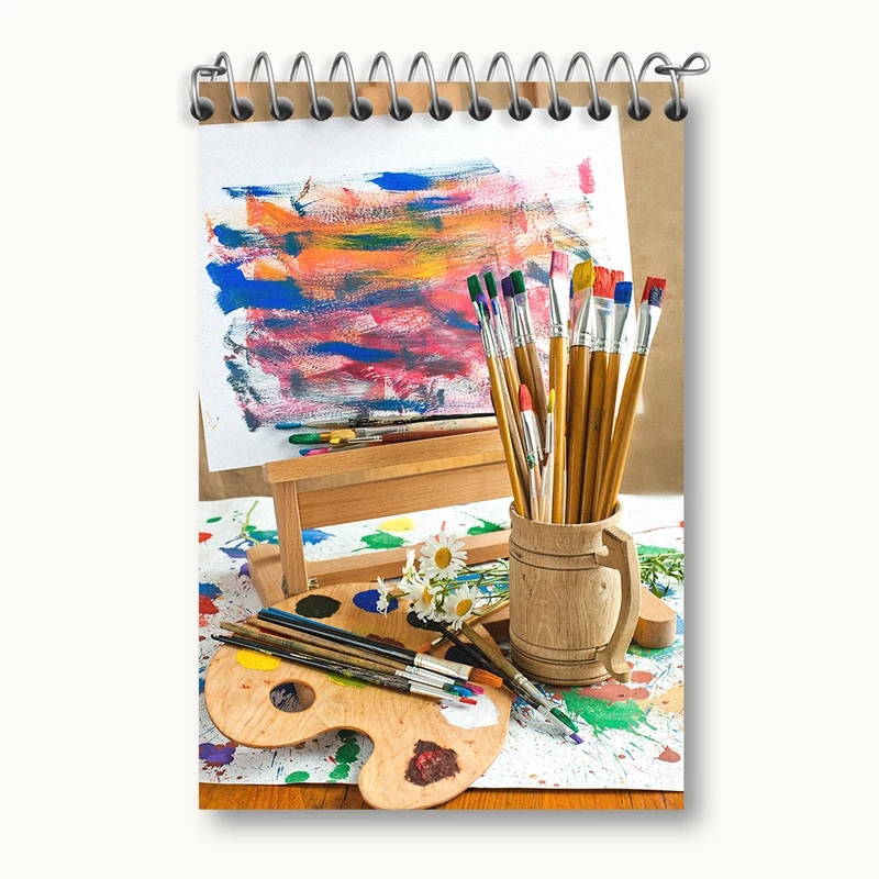 دفتر یادداشت 50 برگ خندالو مدل نقاشی کد F2362