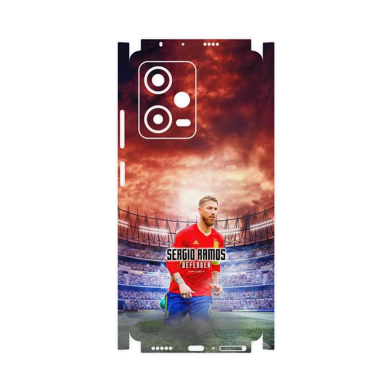 برچسب پوششی ماهوت مدل Sergio Ramos-FullSkin مناسب برای گوشی موبایل شیائومی Redmi Note 12 Pro 5G