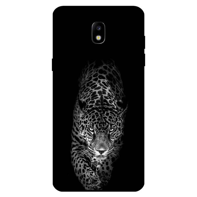  کاور مگافون طرح پلنگ مدل 1879 مناسب برای گوشی موبایل سامسونگ Galaxy J7 Pro / J730     