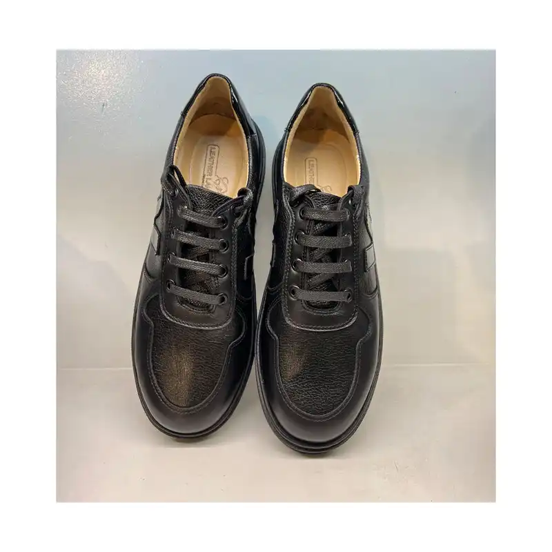 کفش روزمره زنانه سرزمین چرم کد 141743 رنگ مشکی