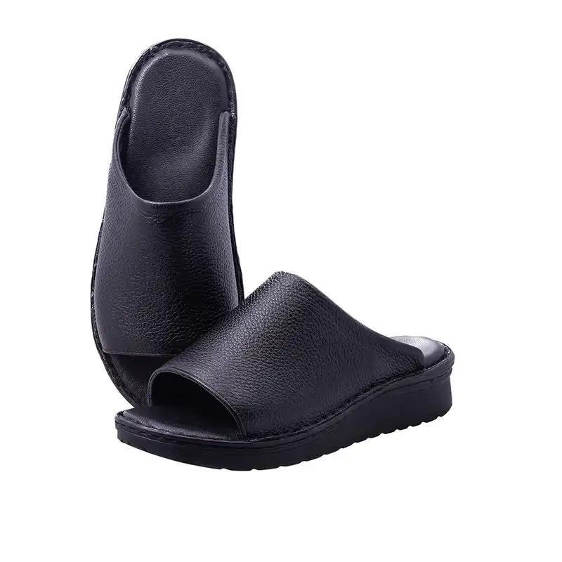 دمپایی زنانه مدل ونوس رنگ مشکی