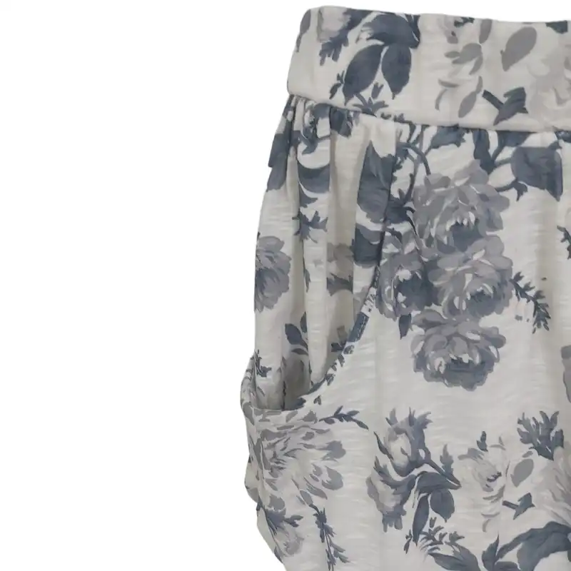 دامن زنانه مدل نخ پنبه جیب دار 867