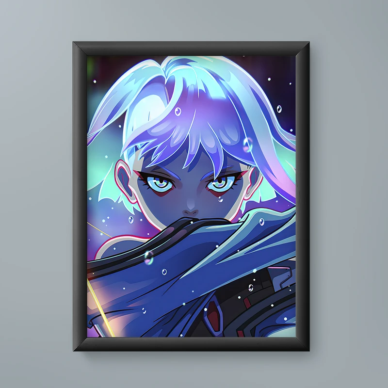 تابلو مدل انیمه لوسی سایبرپانک Lucy Cyberpunk anime 03