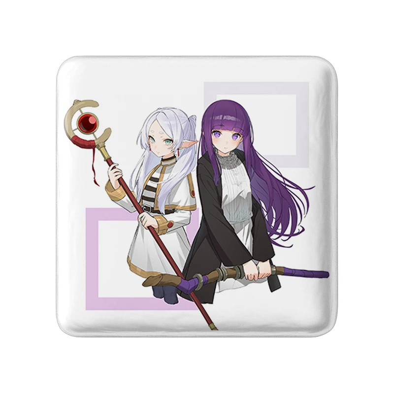 مگنت خندالو طرح فریرن و فرن انیمه فریرن مدل مربعی کد 33909