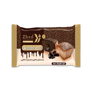 کیک اسفنجی دوقلو کاکائویی با مغز فراورده کاکائویی ژد - 60 گرم بسته 36 عددی