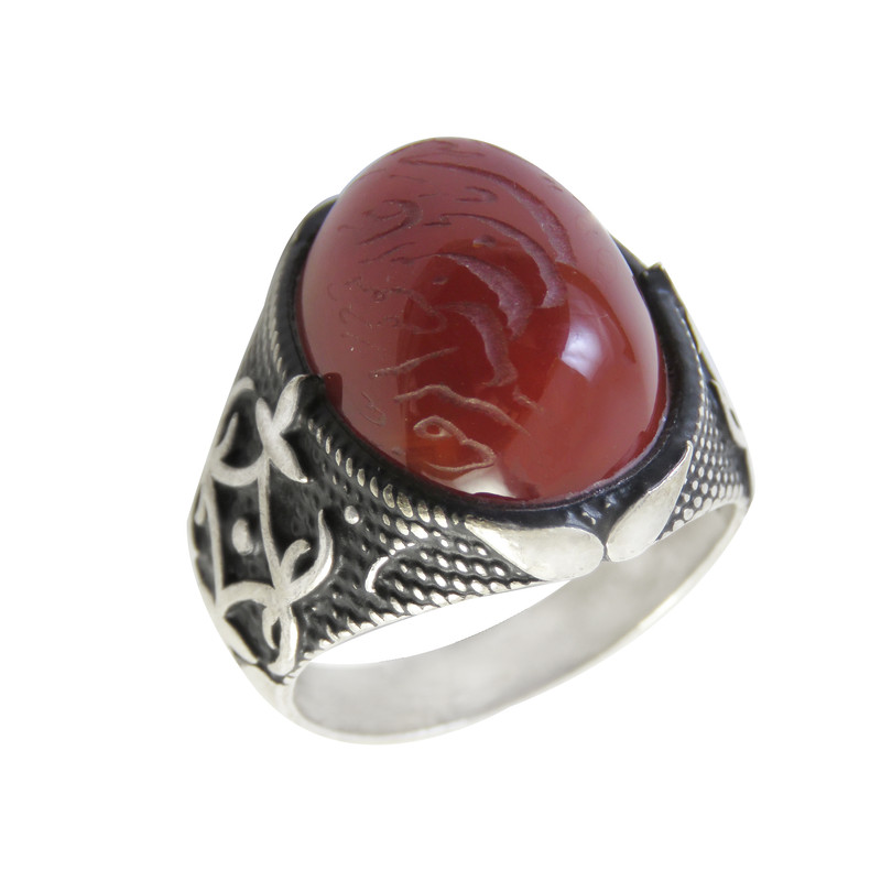 انگشتر نقره مردانه کد 2671