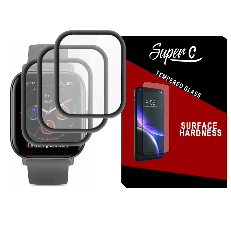 محافظ صفحه نمایش نانو سوپرسی مدل SRC مناسب برای ساعت هوشمند  آمازفیت GTS بسته سه عددی