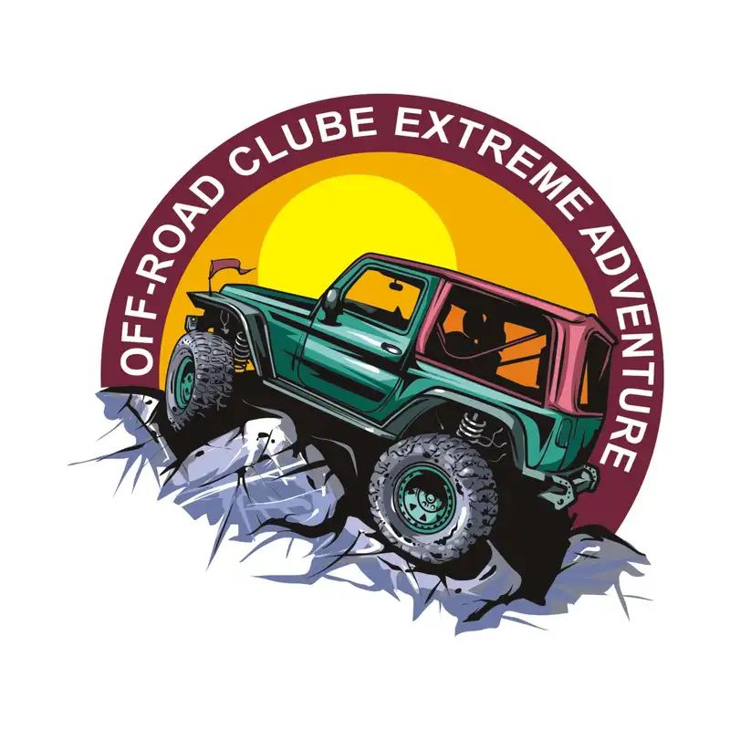 استیکر و برچسب بدنه خودرو طرح آفرود مدل ماجراجو