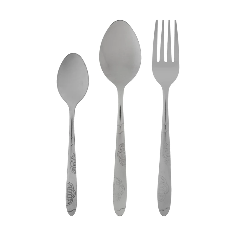 ست قاشق و چنگال 3 پارچه مینگ فنگ کد 01