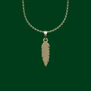 گردنبند طلا 18 عیار زنانه مدوپد مدل پر کد FF2-1-1055