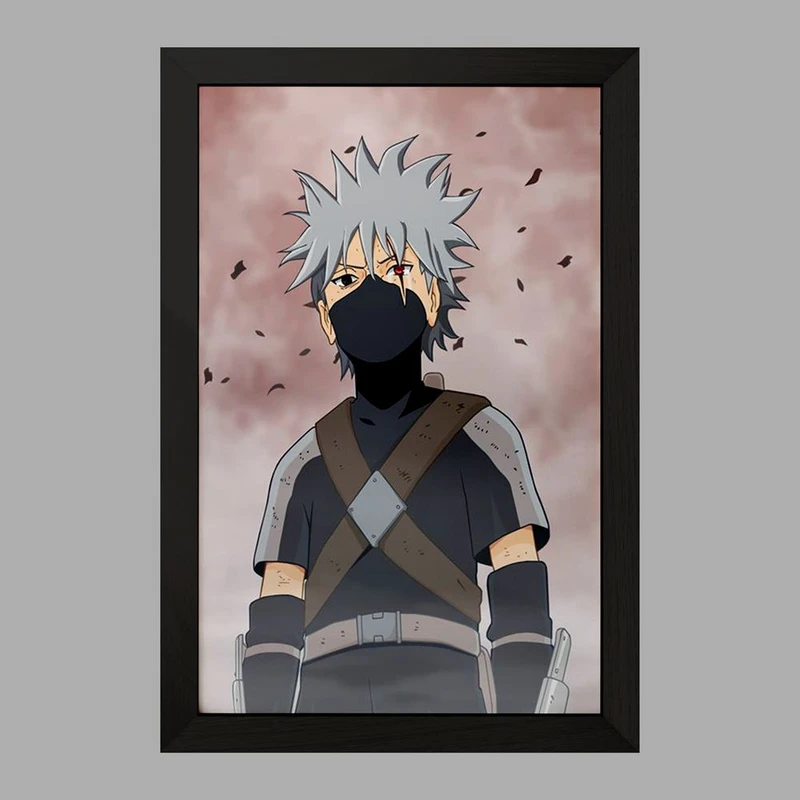 تابلو خندالو مدل هاتاکه کاکاشی انیمه ناروتو Naruto  کد 11269