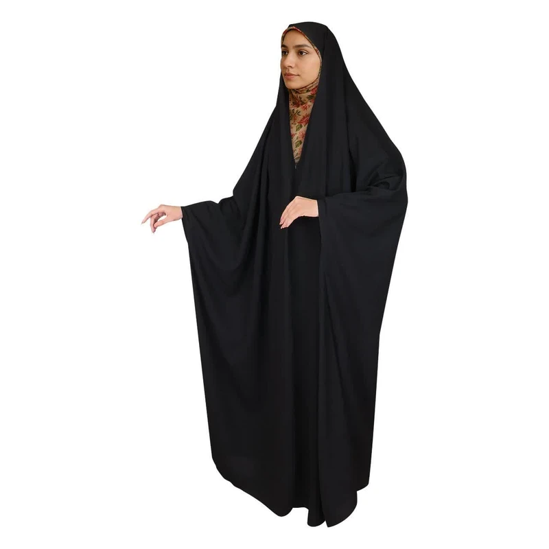 عکس شماره 2 : چادر دانشجویی مدل زینا زیپ دار