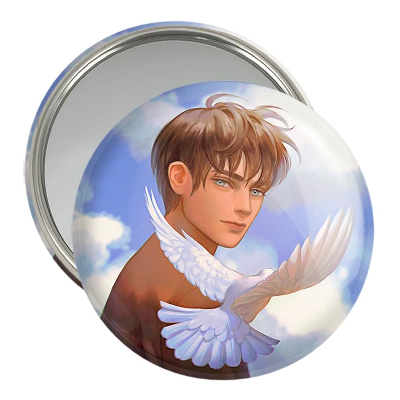 آینه جیبی خندالو مدل ارن یگر انیمه اتک آن تایتان  کد 13243