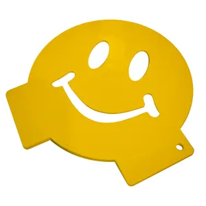 شابلون تزیین قهوه مدل Smile