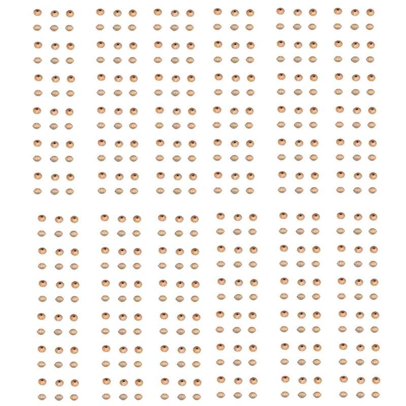 مهره دستبند مدل حلرزونی کد 127 بسته 1000 عددی