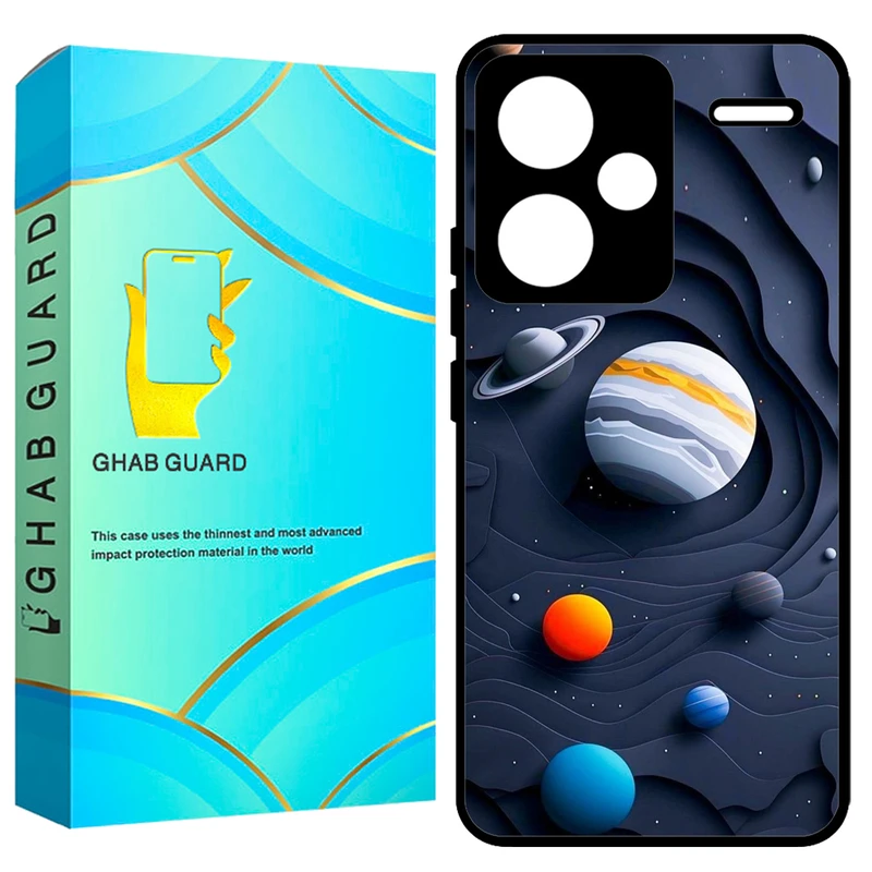 کاور قاب گارد طرح فضایی مدل GCHPN13PL مناسب برای گوشی موبایل شیائومی Redmi Note 13 Pro Plus