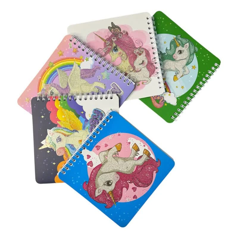 دفترچه یادداشت 50 برگ یونیکورن مدل 1030 مجموعه 5 عددی