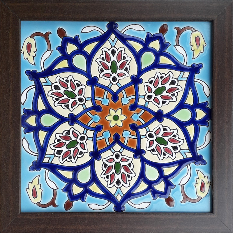 تابلو ویترای طرح کاشی کد 08