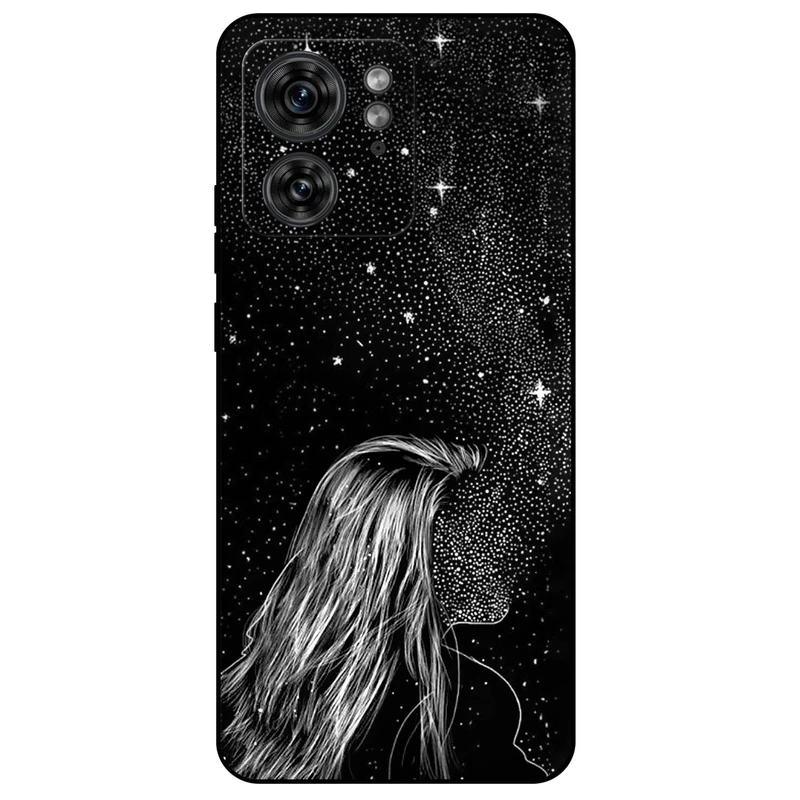 کاور مگافون طرح دخترانه مدل 8264 مناسب برای گوشی موبایل موتورولا Moto Edge 40    