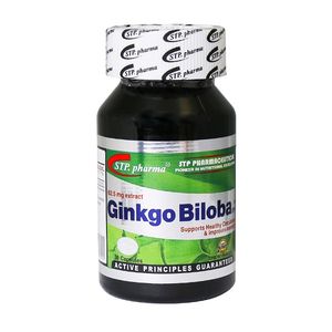 کپسول جینکو بیلوبا 400 میلی گرم اس تی پی فارما بسته 30 عددی