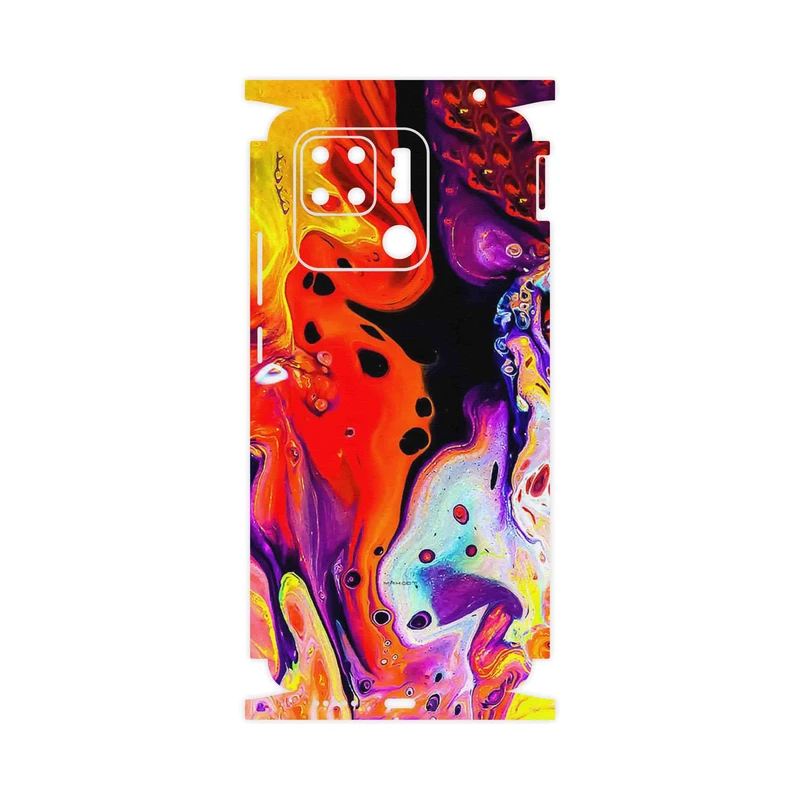برچسب پوششی ماهوت مدل Abstract Oil Art-FullSkin مناسب برای گوشی موبایل شیائومی Redmi 10C
