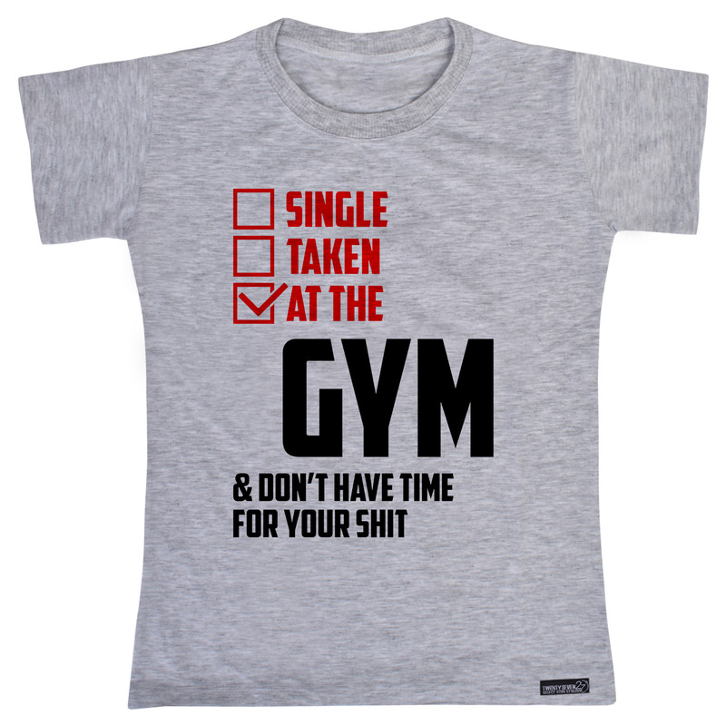 تی شرت آستین کوتاه دخترانه 27 مدل At The Gym کد MH1538