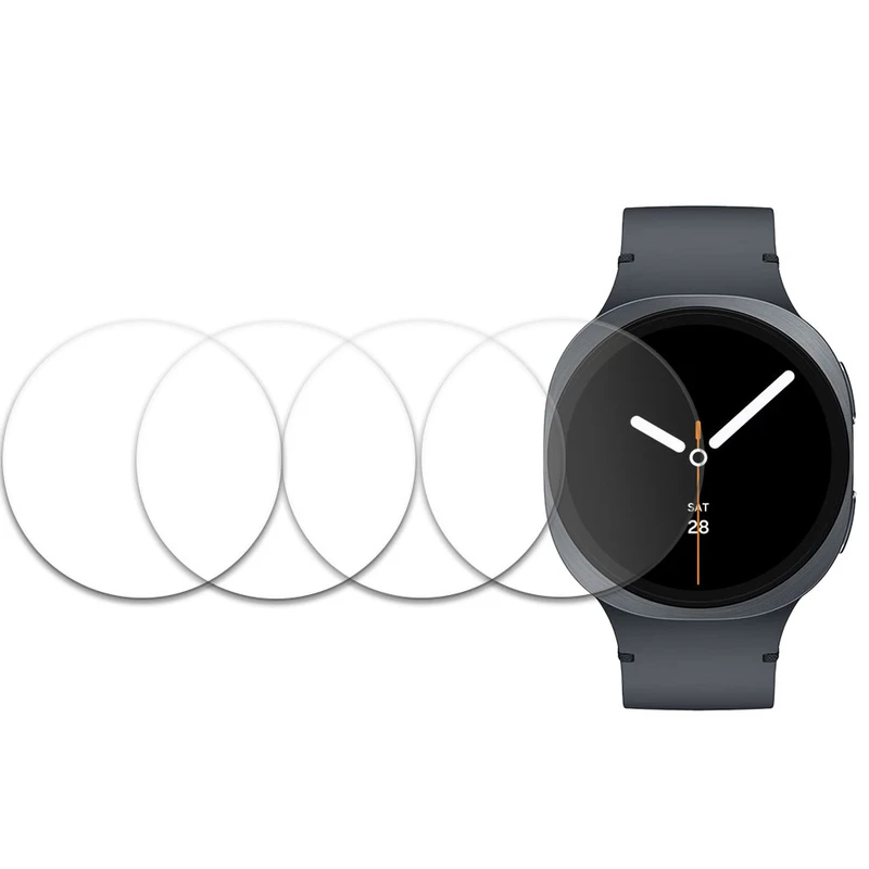 محافظ صفحه نمایش والکری مدل Tempered Gls مناسب برای ساعت هوشمند سامسونگ Galaxy Watch 8 44mm بسته چهار عددی