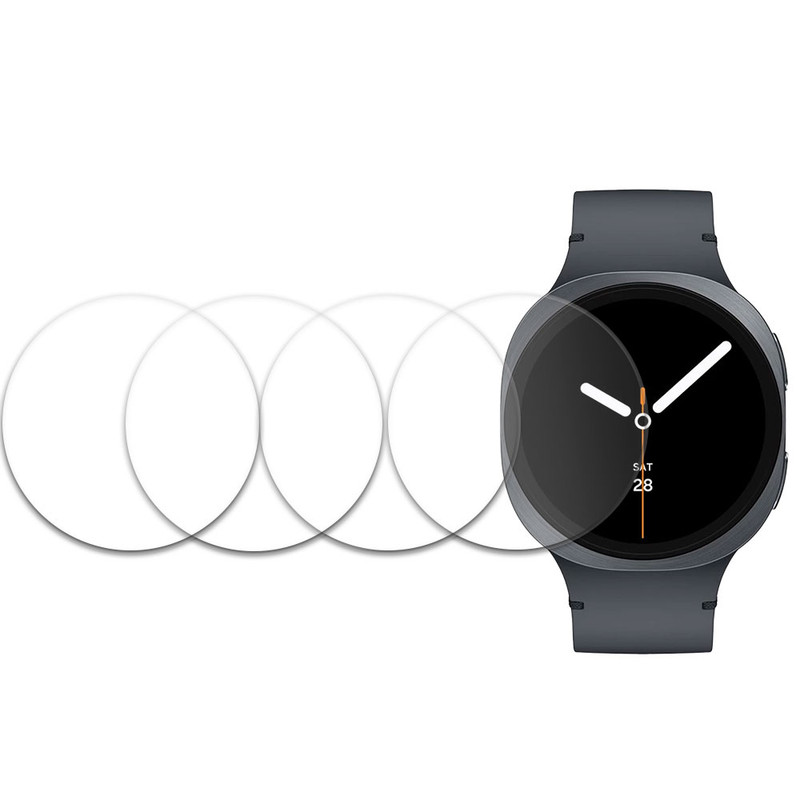 محافظ صفحه نمایش والکری مدل Tempered Gls مناسب برای ساعت هوشمند سامسونگ Galaxy Watch 8 40mm بسته چهار عددی