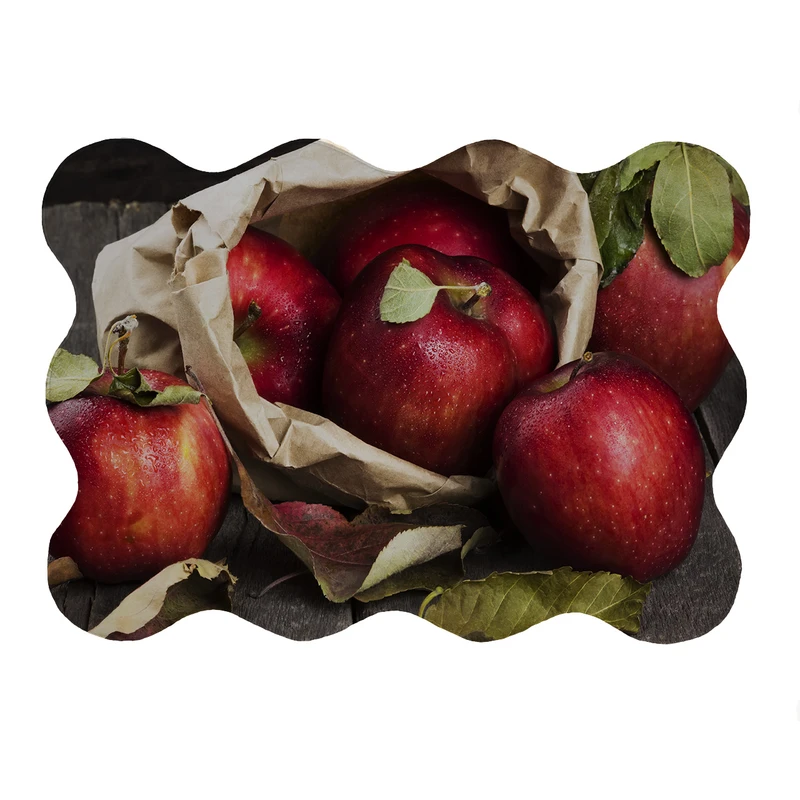 پادری مدل دالبر طرح سیب کد 6330 سایز 80x110 سانتی متر 