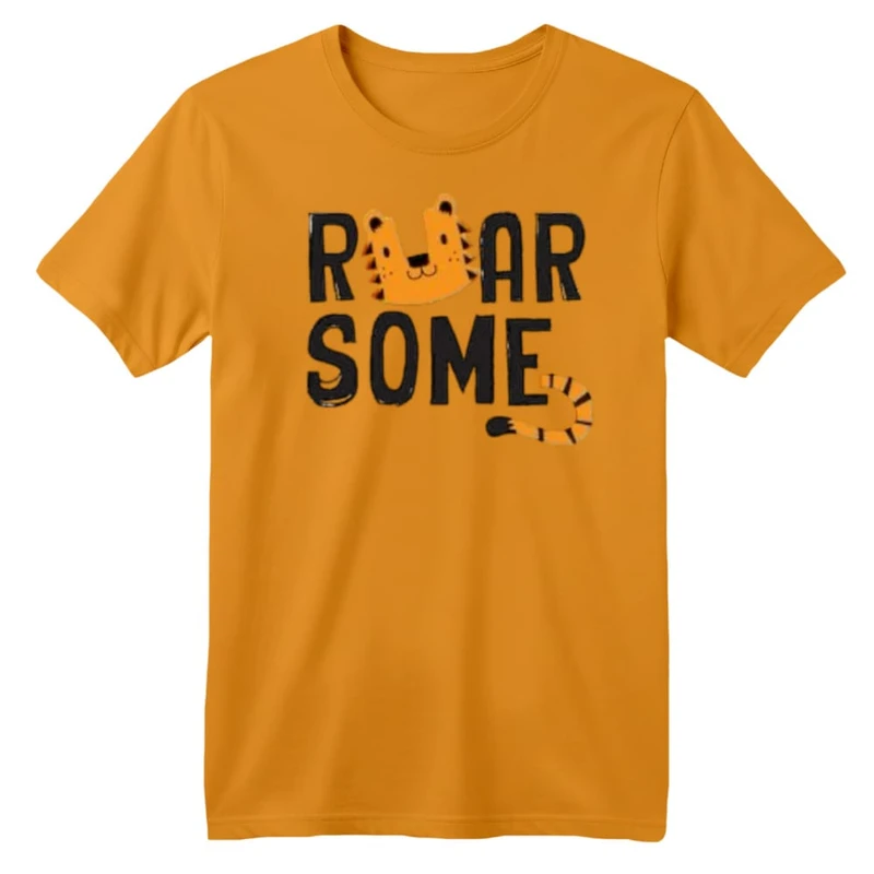 تی شرت آستین کوتاه بچگانه مدل ببر کد ۲۳